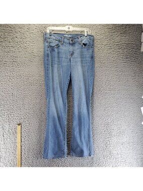 Old Navy Jeans Womens 8 Blue Flirt Bootcut Stretch Denim Regular Fit